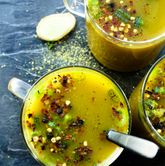 Golden 'Get Better' Broth (Vegan)