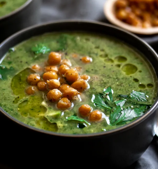 Green Goddess Herb Soup {Gluten & Dairy Free}