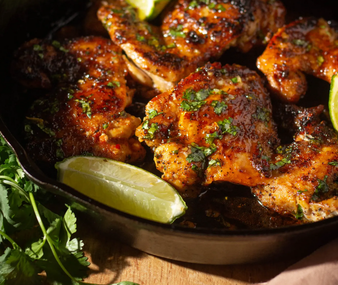 Sticky Honey Lime Chilli Chicken