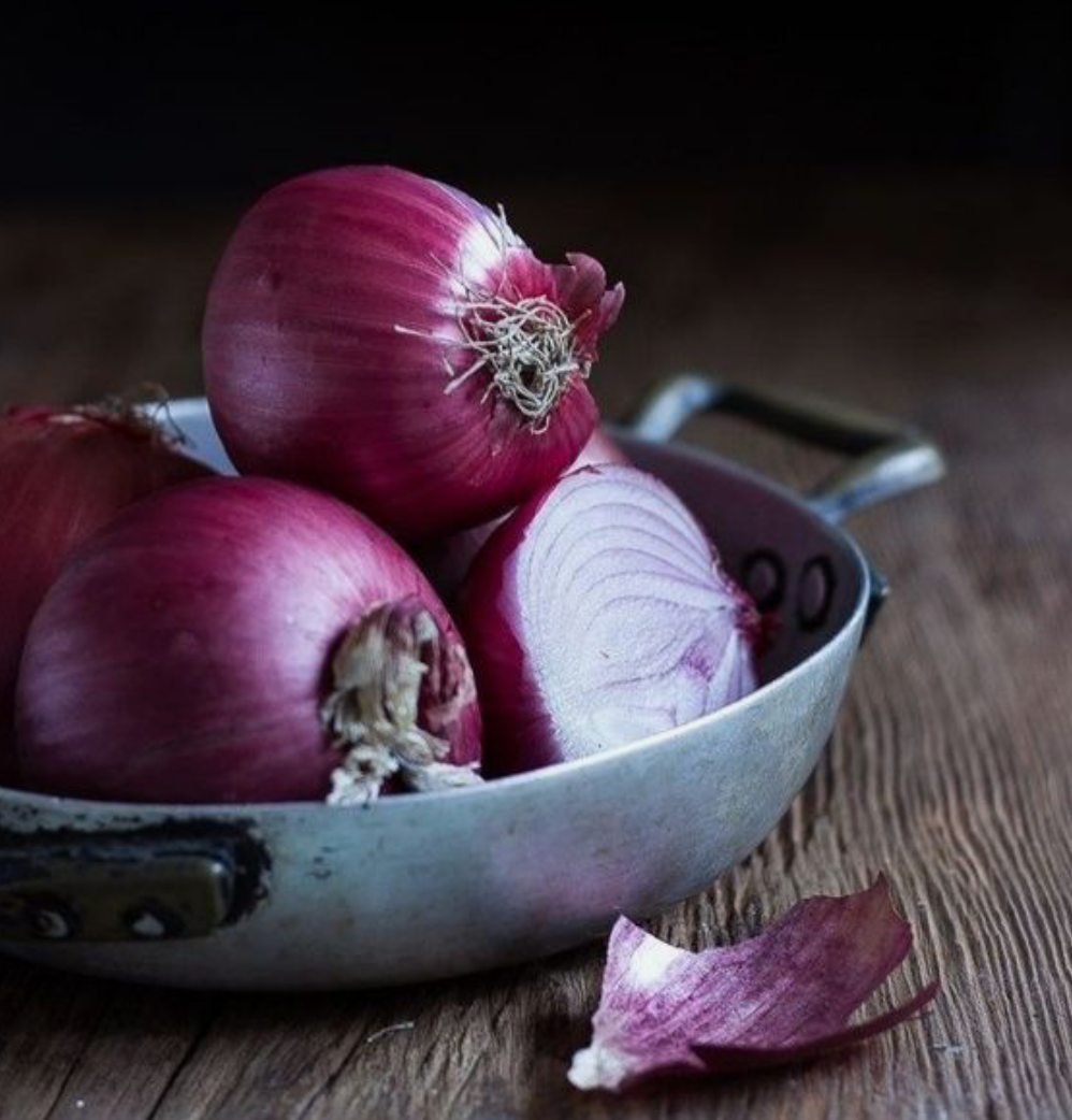 Onions Red 500g - Certified Organic