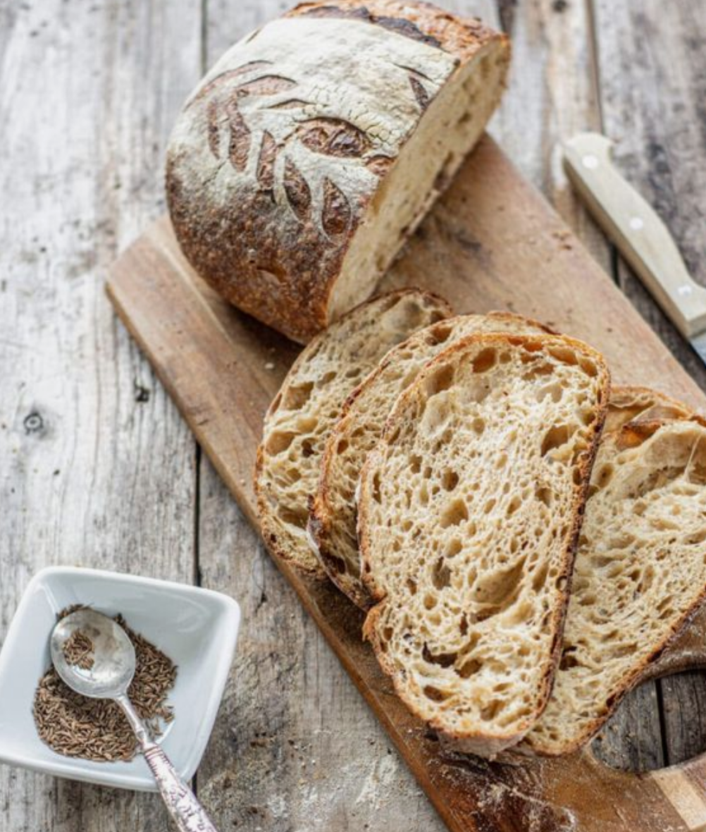 Caraway & Rock Salt Rye Sourdough